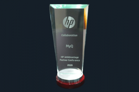 Prestigious HP Collaboration Award for MyQ