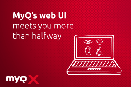 MyQ X 8.2 : Nouveaux horizons d’accessibilité à l’interface Web