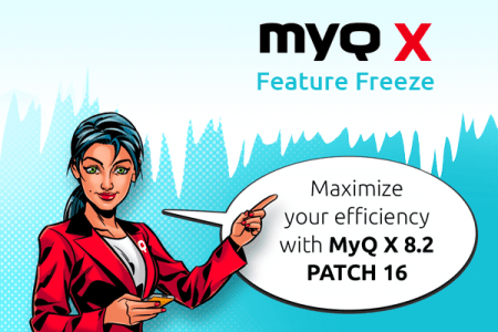 MyQ X 8.2.patch 16 : <br/>Mises à jour et gel d'ajout de fonctionnalités