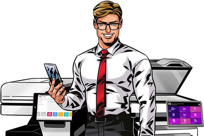 Sparen Sie Zeit mit
<strong>personalisiertem</strong>
Druckmanagement