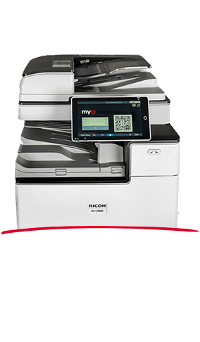 Ricoh multifunction printers
& MyQ X