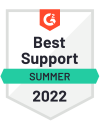 G2 Summer 2022 Best Support