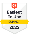 G2 Summer 2022 Easiest to Use