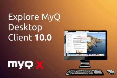 Application de Bureau MyQ X 10.0 : pour les ordinateurs Mac et Windows