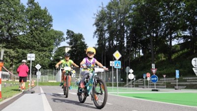 Children on Bicycles
