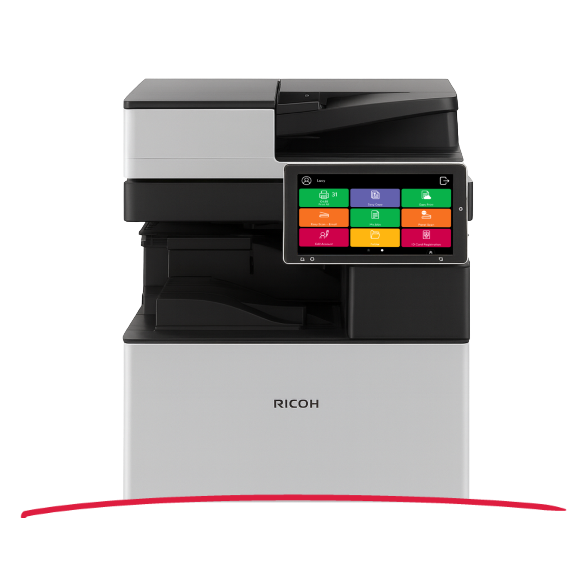 RICOH multifunction printers & MyQ X