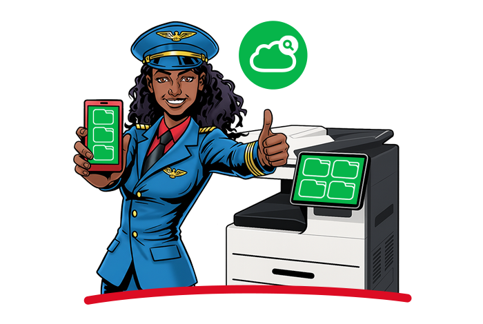 Navegación por carpetas en la nube