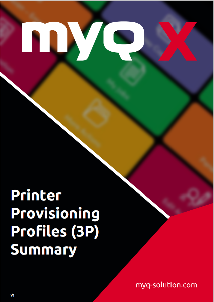 Printer Provisioning Profiles (3P)